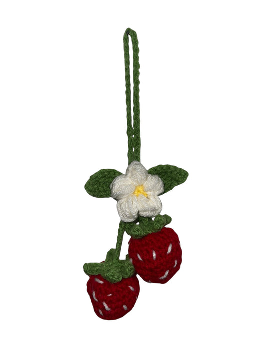 Strawberry Daisy Car Hanger